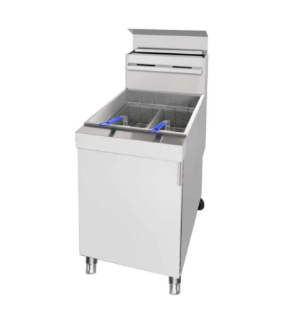 CS Euro Commercial Gas Fryer 36L Single Tank Twin Basket 30kW Natural Gas TH-FY150