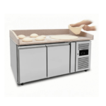 CS Euro Refrigerated Pizza & Bakery Counter 2 doors Granite top Depth 800mm