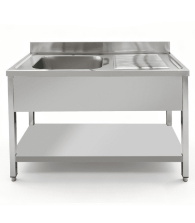CS Euro Single Bowl Sink 1400mm Left Drainer 700mm Deep THSTR147BL1