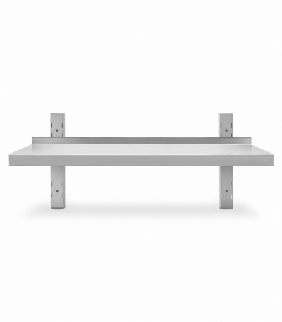 CS Euro Height Adjustable Wall Shelf 1 Tier 1400 x 300 x 350mm Stainless Steel THWBS1R143