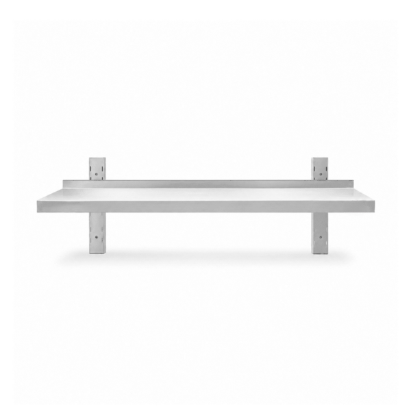 CS Euro Height Adjustable Wall Shelf 1 Level 1400 x 400mm Stainless Steel THWBS1R144