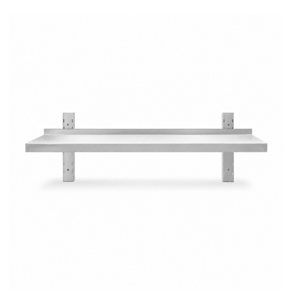 CS Euro Height Adjustable Wall Shelf 1 Level 1500 x 400mm Stainless Steel THWBS1R154