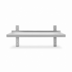 CS Euro Height Adjustable Wall Shelf 1 Tier 600 x 300 x 350mm Stainless Steel THWBS1R63