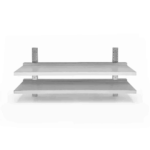 CS Euro Height Adjustable Wall Shelf 2 Levels 1200 x 400mm Stainless Steel THWBS2R124