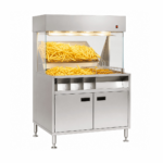 CS Euro Chip Scuttle Dump Bagging & Warming Station 1000mm Electric VF100