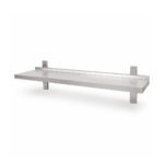 CS Euro Adjustable Wall Shelf 1200mm Stainless Steel Single Tier WBS1R123