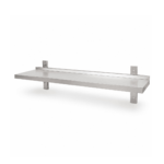 CS Euro Adjustable Wall Shelf 2000mm Stainless Steel Single Tier WBS1R203