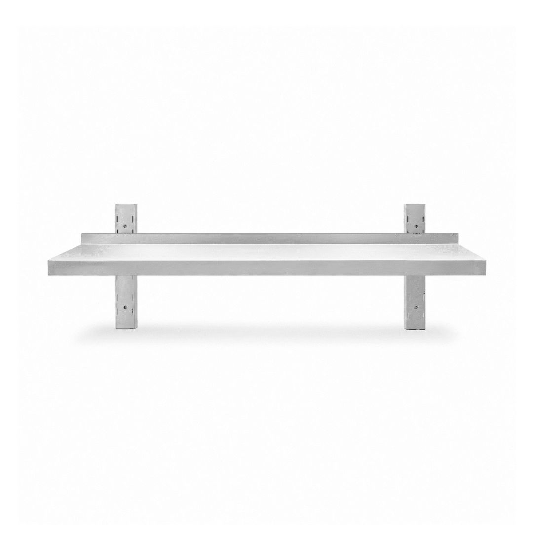 CS Euro Height Adjustable Wall Shelf 1 Level 800 x 400mm Stainless Steel WBS1R84 CS Euro Height Adjustable Wall Shelf 1 Level 800 x 400mm Stainless Steel WBS1R84