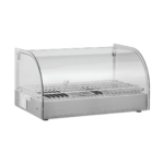 CS Euro Curved Front Heated Display Warmer 25L Countertop XCR25L