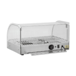 CS Euro Curved Front Heated Display Warmer 25L Countertop XCR25L