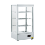 CS Euro Heated Display Cabinet 78L 3 Shelf White Countertop XCR78L