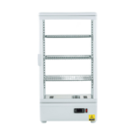 CS Euro Heated Display Cabinet 78L 3 Shelf White Countertop XCR78L