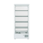 CS Euro Heated Display Cabinet 98L 4 Shelf White Countertop XCR98L