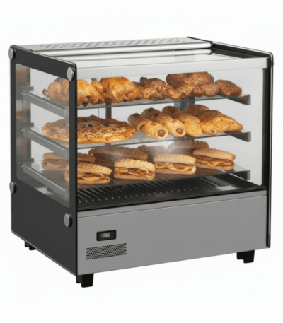 CS Euro Heated Display Warmer 120L 3 Shelf Countertop XCR120F
