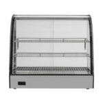 CS Euro Curved Heated Display Warmer 125L 3 Shelf Countertop XCR125L