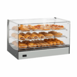 CS Euro Heated Display Warmer 165L 3 Shelf Countertop XCR165F