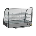 CS Euro Curved Heated Display Warmer 165L 3 Shelf Countertop XCR165L