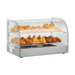 CS Euro Curved Heated Display Warmer 45L 2 Tier Countertop XCR45L