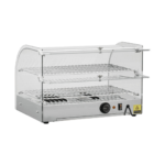 CS Euro Curved Heated Display Warmer 45L 2 Tier Countertop XCR45L