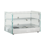 CS Euro Heated Display Warmer 50L 2 Tier Countertop Grab & Go XCR50L