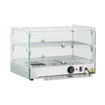 CS Euro Heated Display Warmer 50L 2 Tier Countertop Grab & Go XCR50L