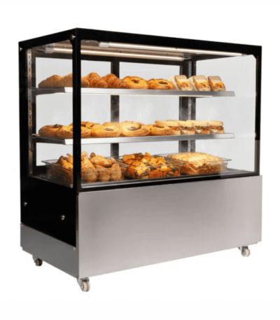 CS Euro Standing Heated Display Cabinet 310L 900mm 2 Shelf XCR900Z