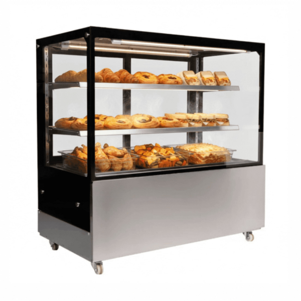 CS Euro Standing Heated Display Cabinet 310L 900mm 2 Shelf XCR900Z