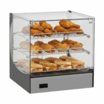 CS Euro Heated Display Warmer 95L 3 Shelf Countertop XCR95F