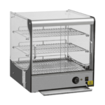 CS Euro Heated Display Warmer 95L 3 Shelf Countertop XCR95F