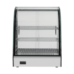 CS Euro Curved Front Heated Display Warmer 95L 3 Shelf Countertop XCR95L