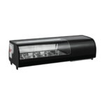 CS Euro Sushi Display Fridge 4 x GN1/3 1148mm Countertop XCS42L