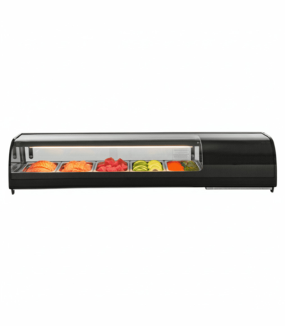 CS Euro Sushi Tapas Display Fridge 5 x GN1/3 1324mm XCS52L