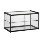 CS Euro Neutral Display Case 41L Black Countertop 555mm XCZ41L