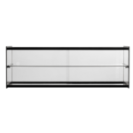 CS Euro Neutral Display Case 71L Black Countertop 920mm XCZ71L