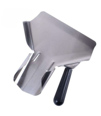 CS Euro Heavy Duty Stainless Steel Chips Scoop French Fry Bagger Right Handle