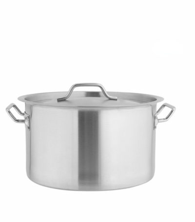 CS Euro Professional Stew pan/Stock pot with Lid Stainless steel 25 litres 38X24cm YD-FHD3824