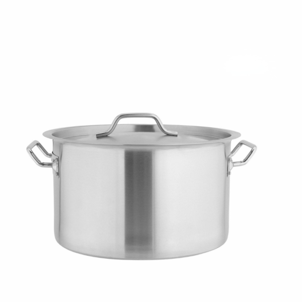 CS Euro Professional Stew pan/Stock pot with Lid Stainless steel 25 litres 38X24cm YD-FHD3824