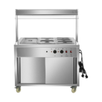 CS Euro Professional Bain Marie Showcase Hot Display With Heated Gantry 110(W)cm 3xGN1/1 YH3W
